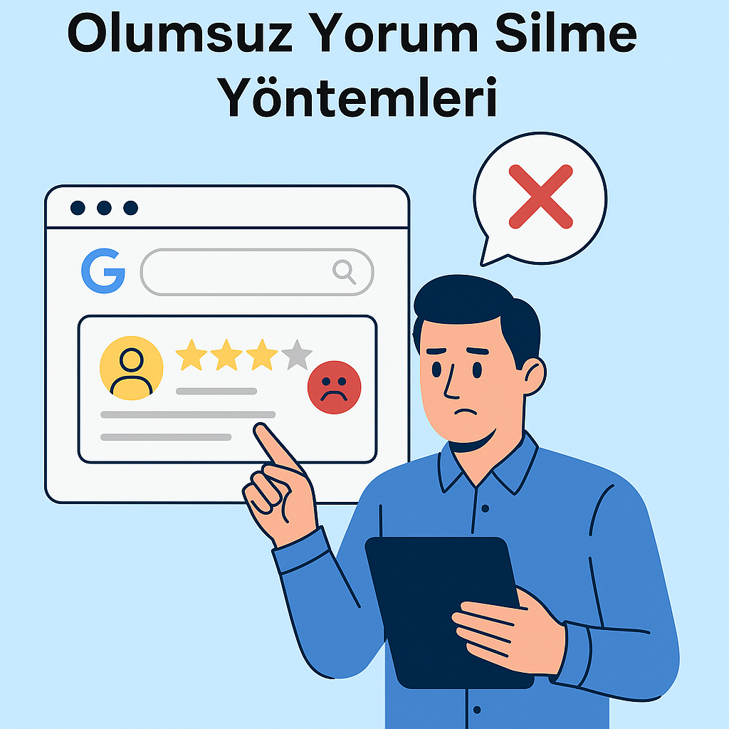 Google'dan Olumsuz Yorum Silme Yöntemleri