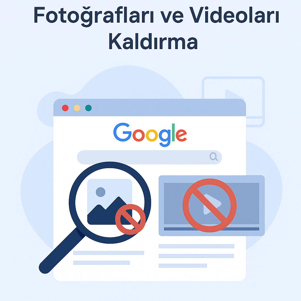 Google'dan İstenmeyen Fotoğrafları ve Videoları Kaldırma 