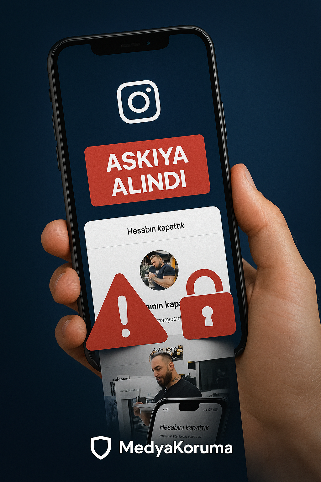 Kapanan ve Askıya alınan ınstagram hesabı açma 